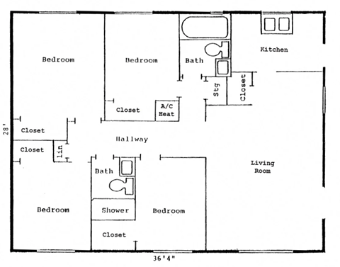 the schematic diagram of the upper and lower floor plans of a house